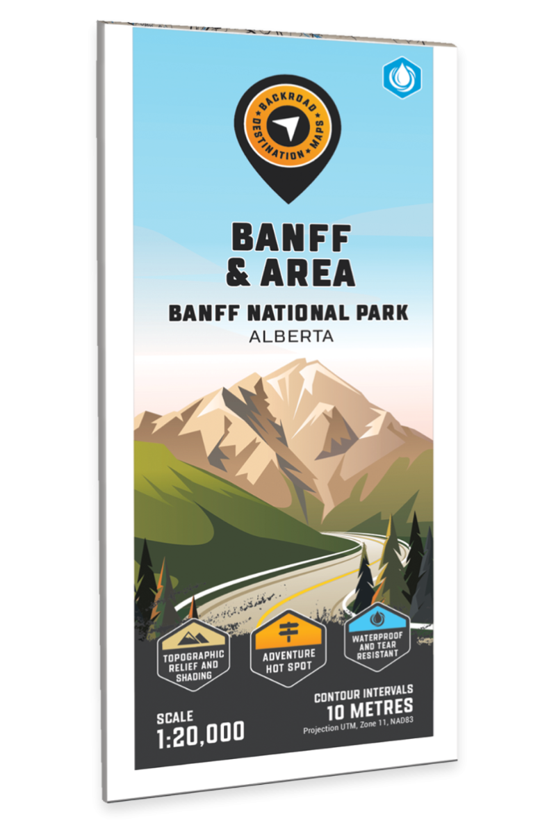Banff & Area – Banff National Park Adventure Topographic Map