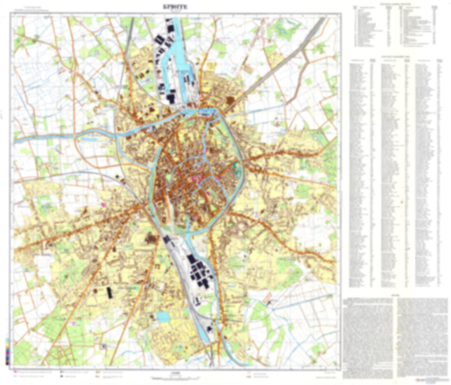 Brugge (Belgium) - Soviet Military City Plans