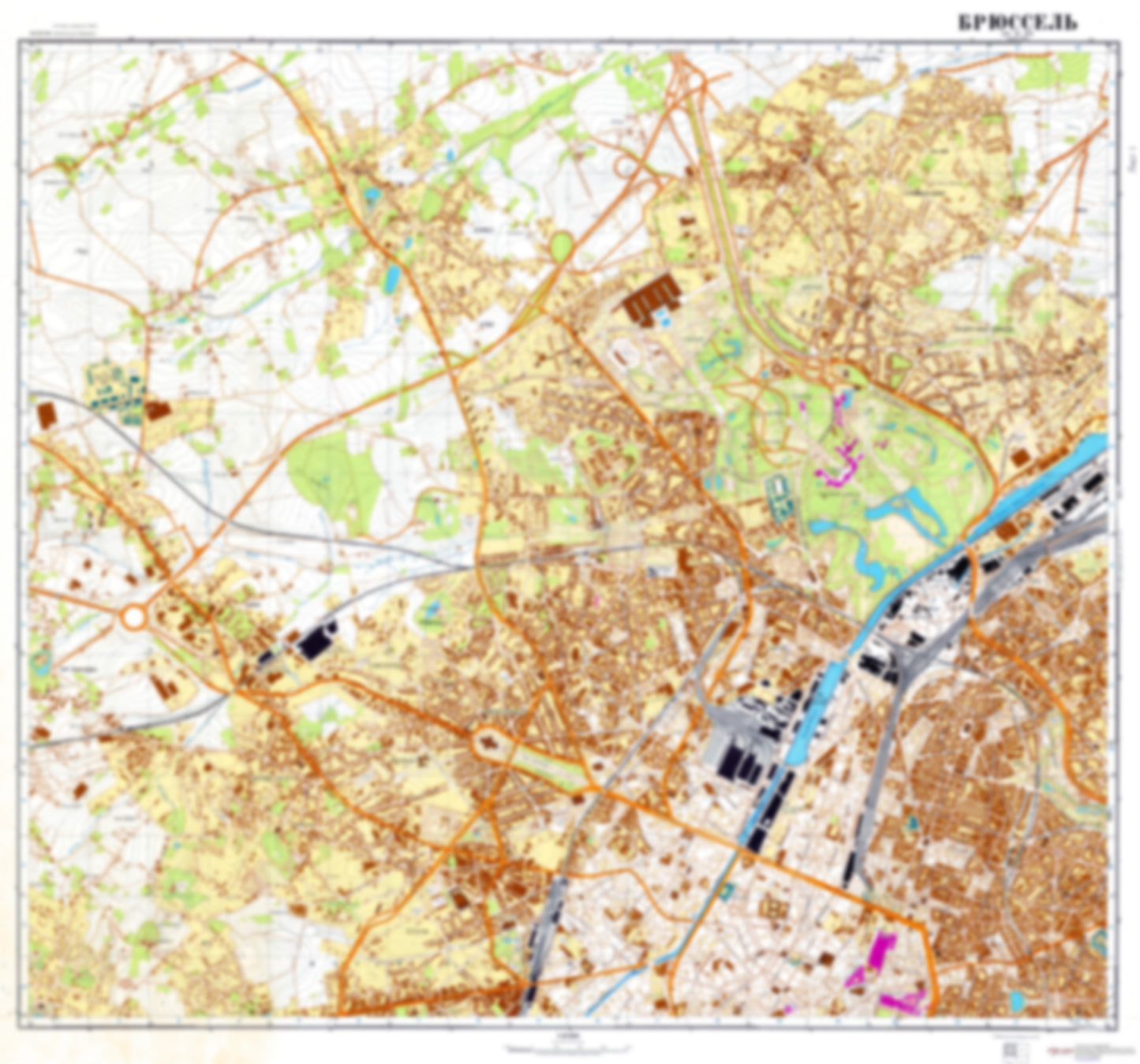Brussels 1 (Belgium) - Soviet Military City Plans