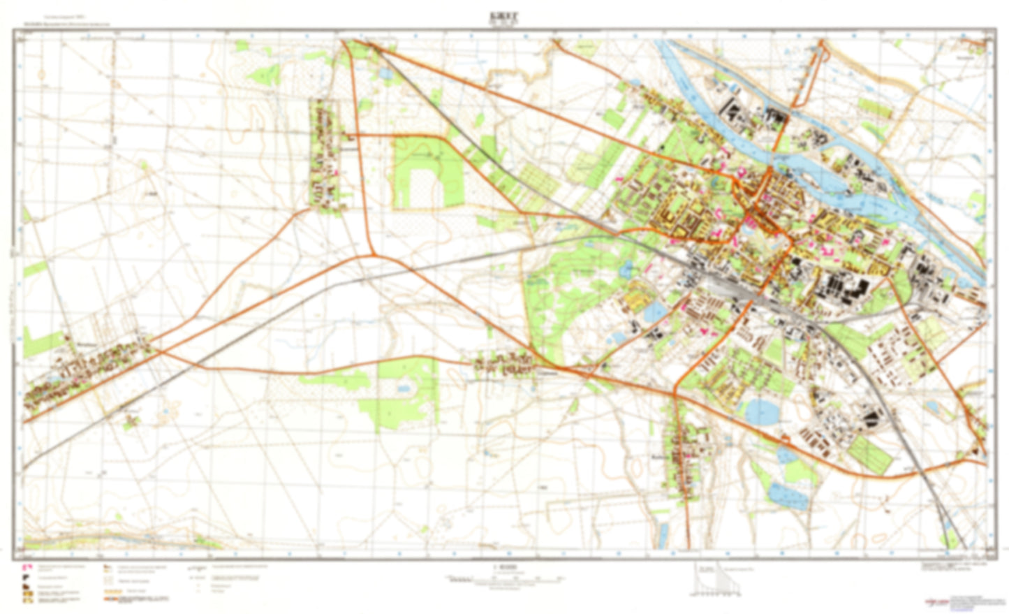 Brzeg (Poland) - Soviet Military City Plans