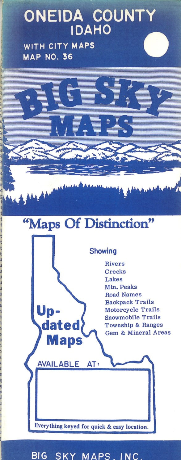 Oneida County : Idaho