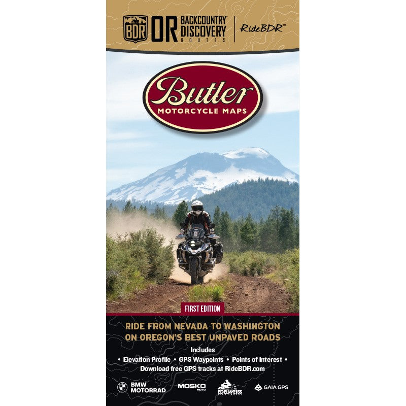 Oregon Backcountry Discovery Route map