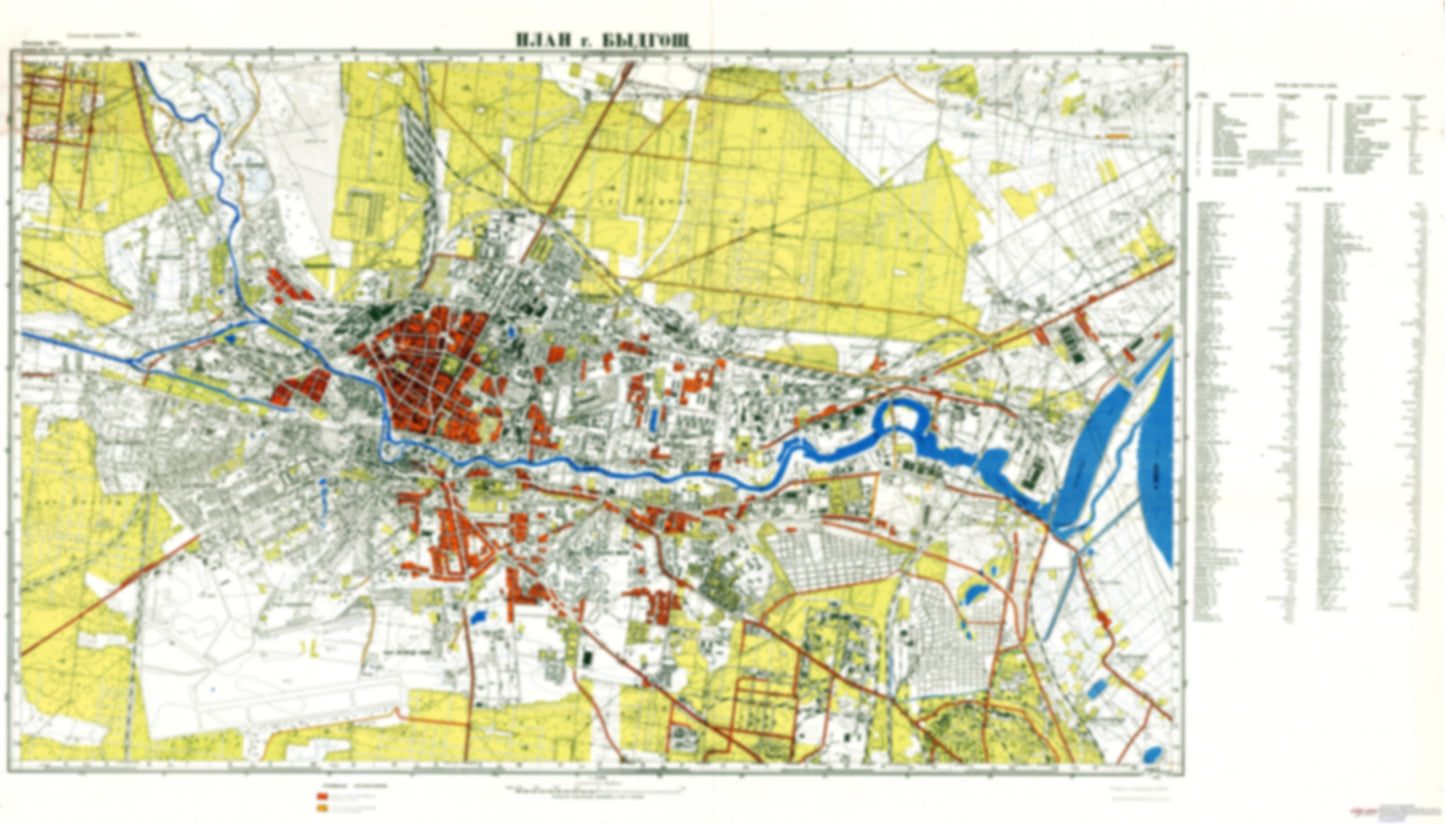 Bydgoszcz (Poland) - Soviet Military City Plans