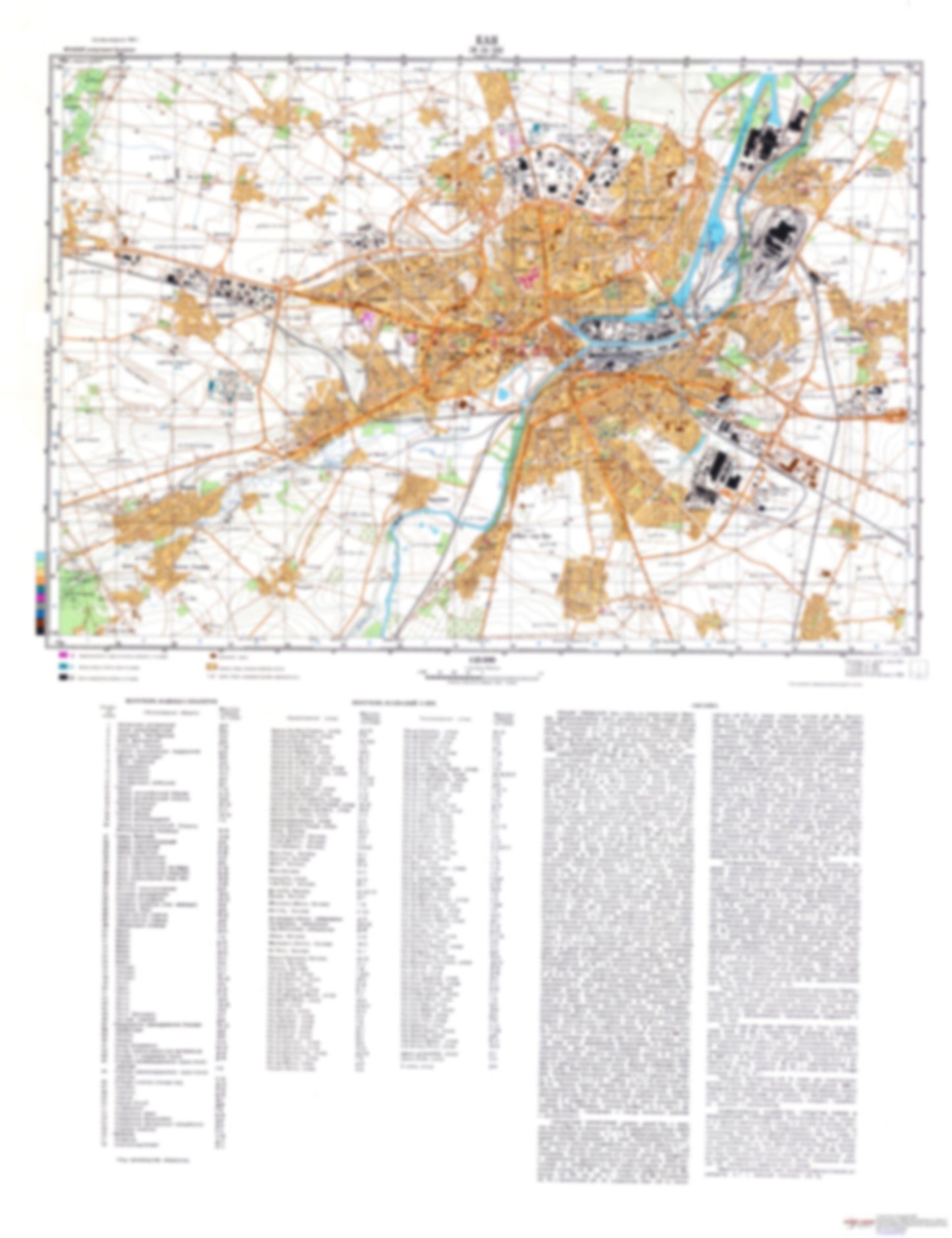 Caen (France) - Soviet Military City Plans