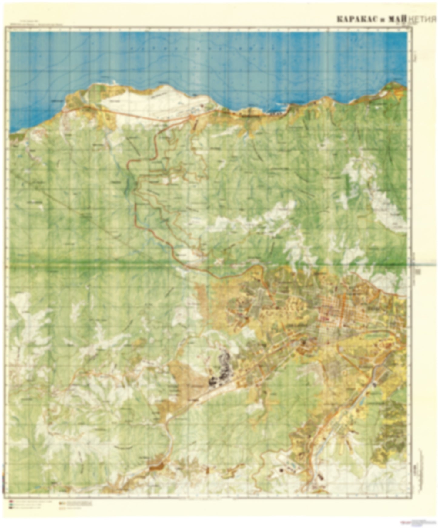 Caracas 1 (Venezuela) - Soviet Military City Plans