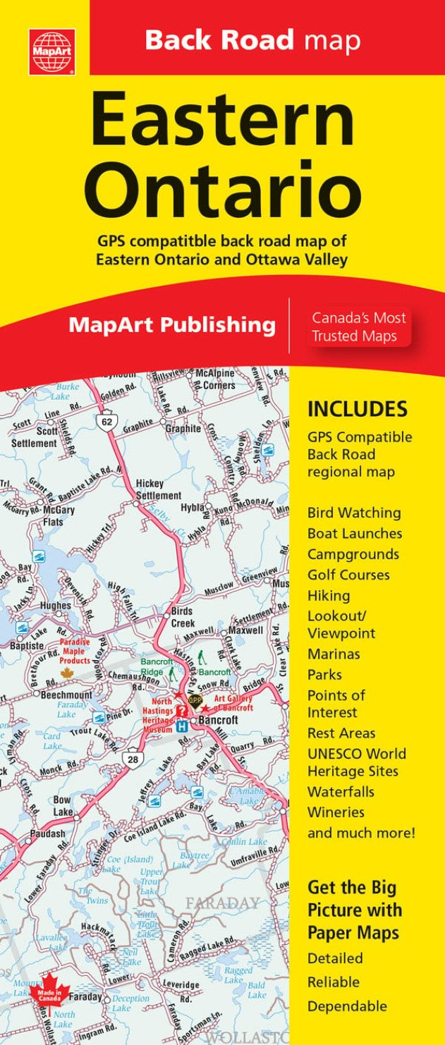 Eastern Ontario Road Map