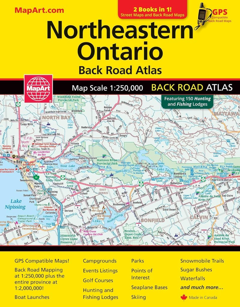 Northeastern Ontario : back road atlas