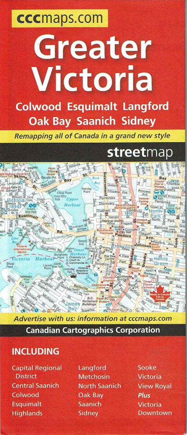 Greater Victoria : Colwood, Esquimalt, Langford, Oak Bay, Saanich, Sidney