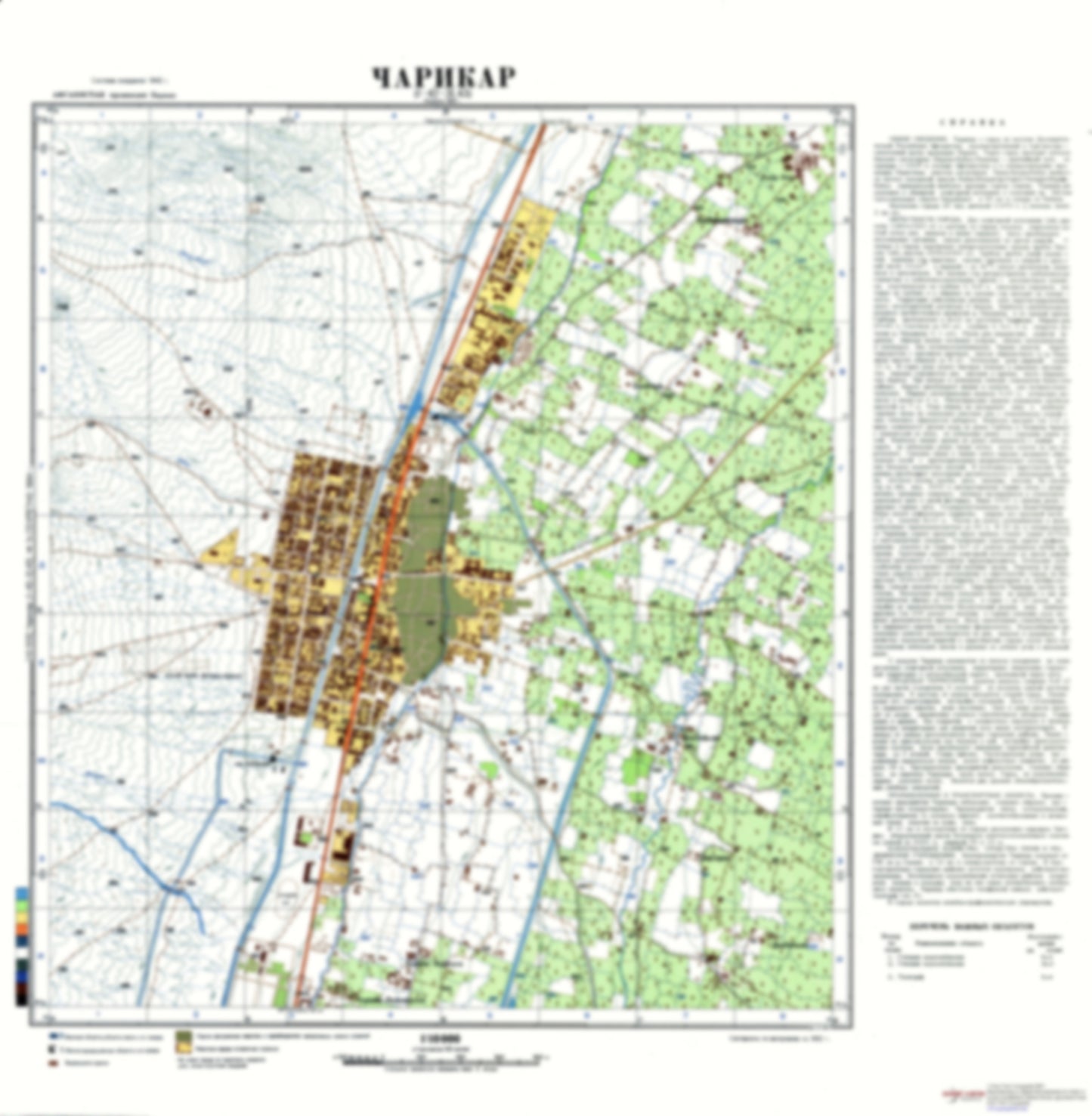 Charikar (Afghanistan) - Soviet Military City Plans