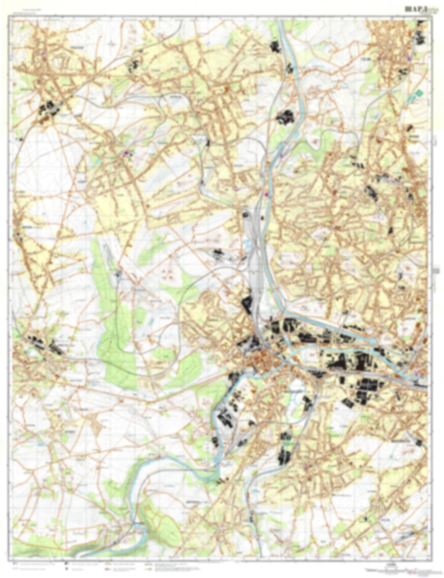 Charleroi 1 (Belgium) - Soviet Military City Plans