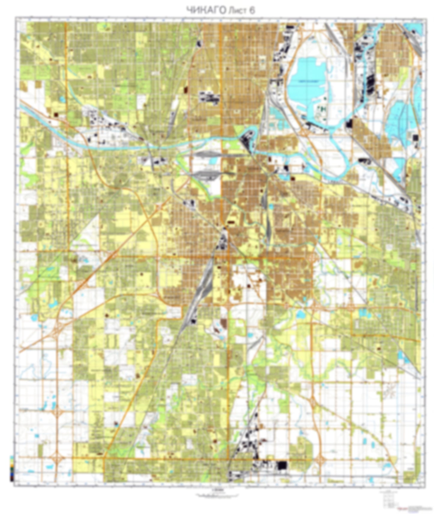 Chicago, IL 6 (USA) - Soviet Military City Plans