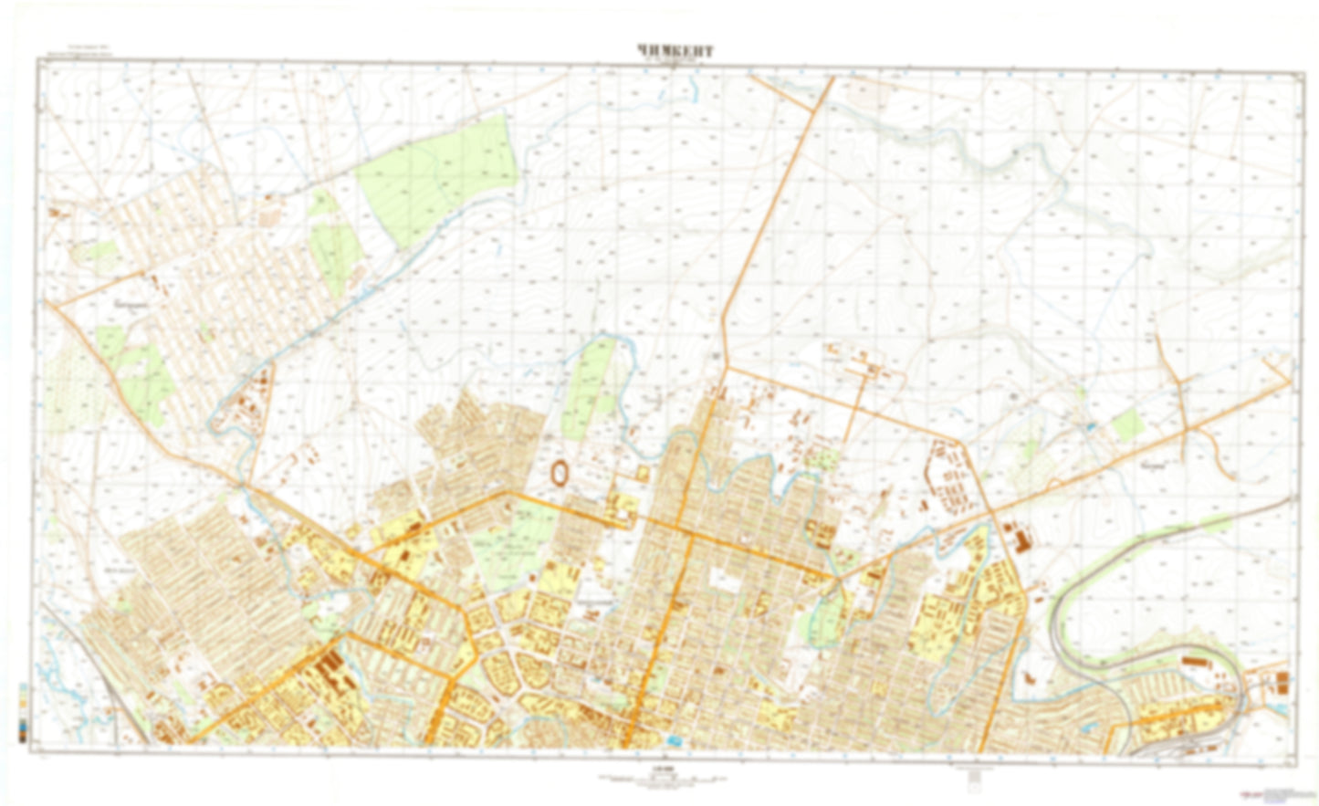 Chimkent 1 (Kazakhstan) - Soviet Military City Plans