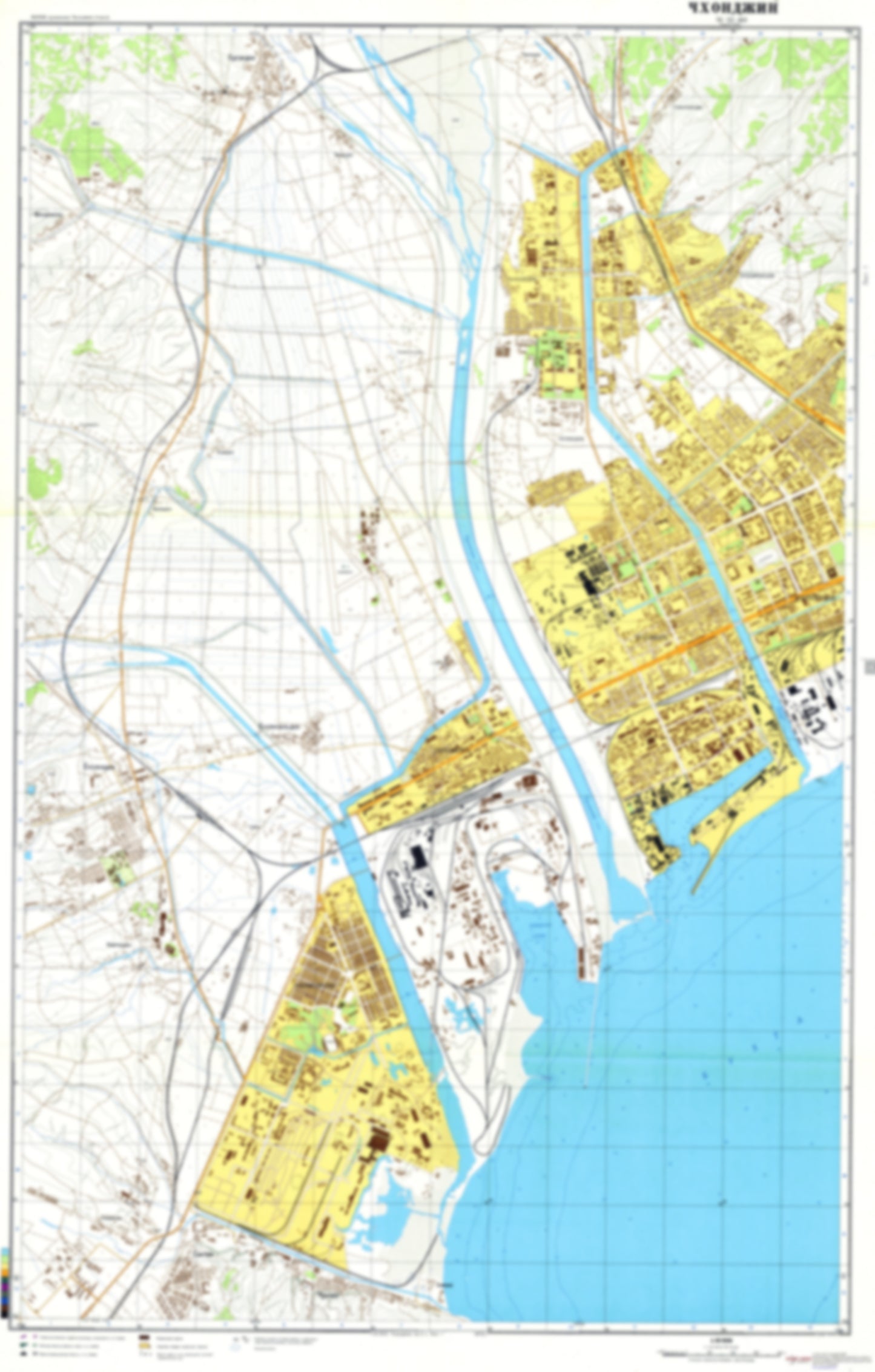 Chongjin 1 (North Korea) - Soviet Military City Plans