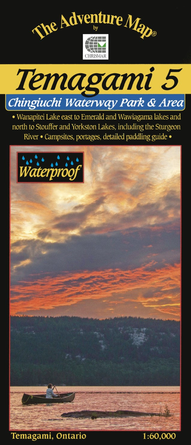 Temagami 5 - Chiniguchi Waterway Park & Area Adventure Map