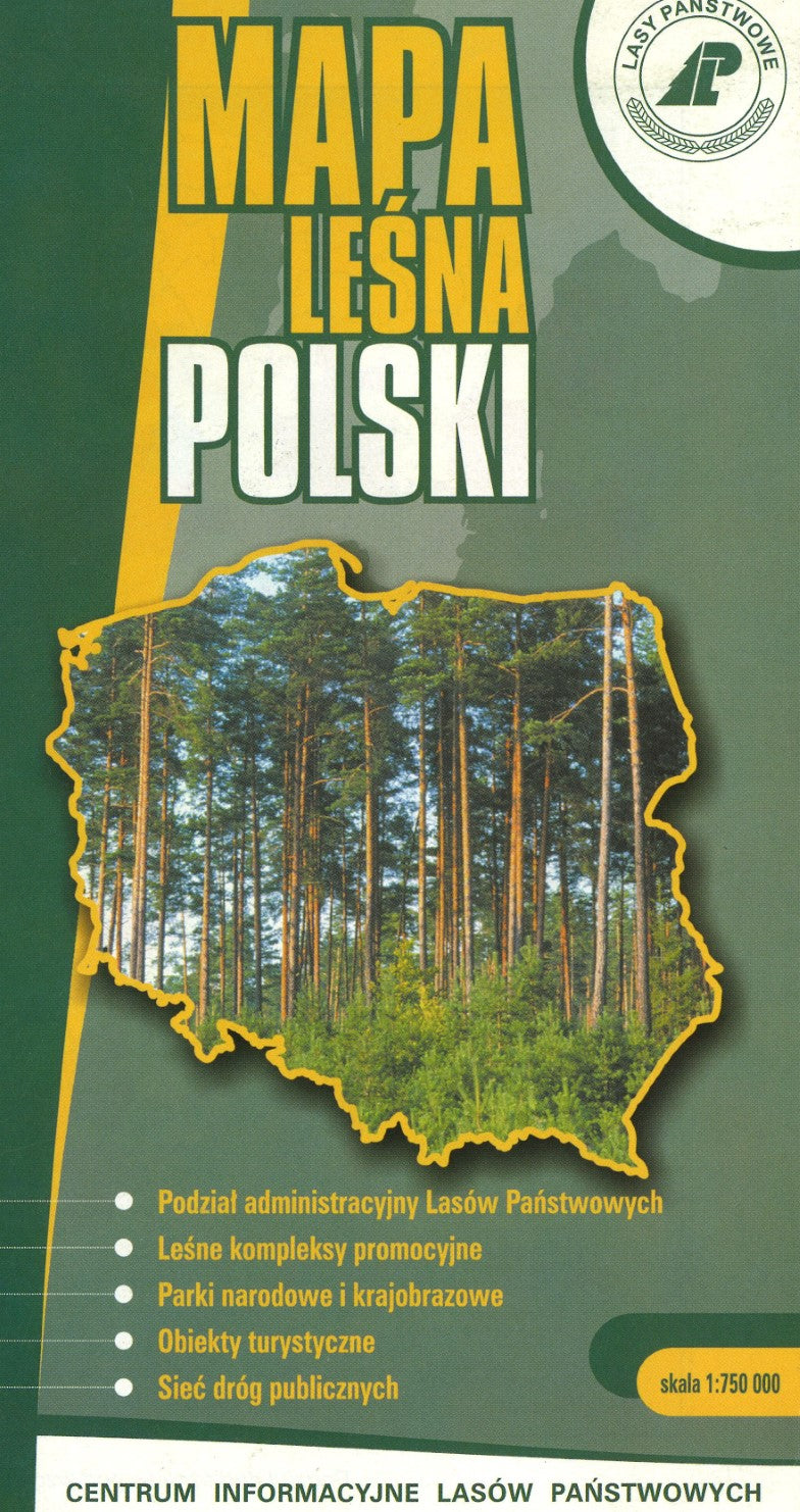 Mapa Lensa Polski skala 1:750,000