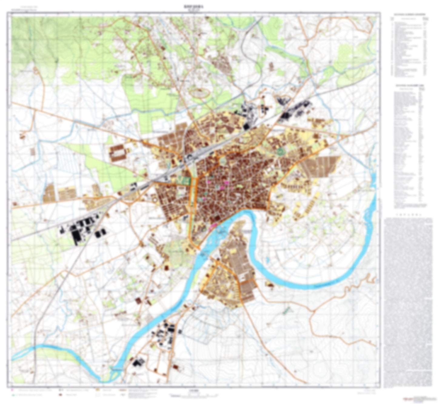 Cordoba (Argentina) - Soviet Military City Plans