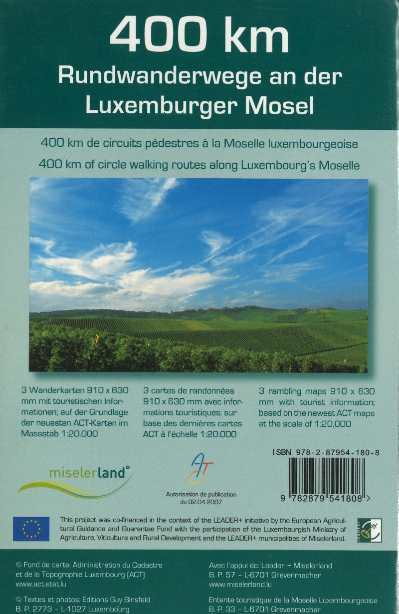 400 km Rundwanderwege an der Luxemburger Mosel