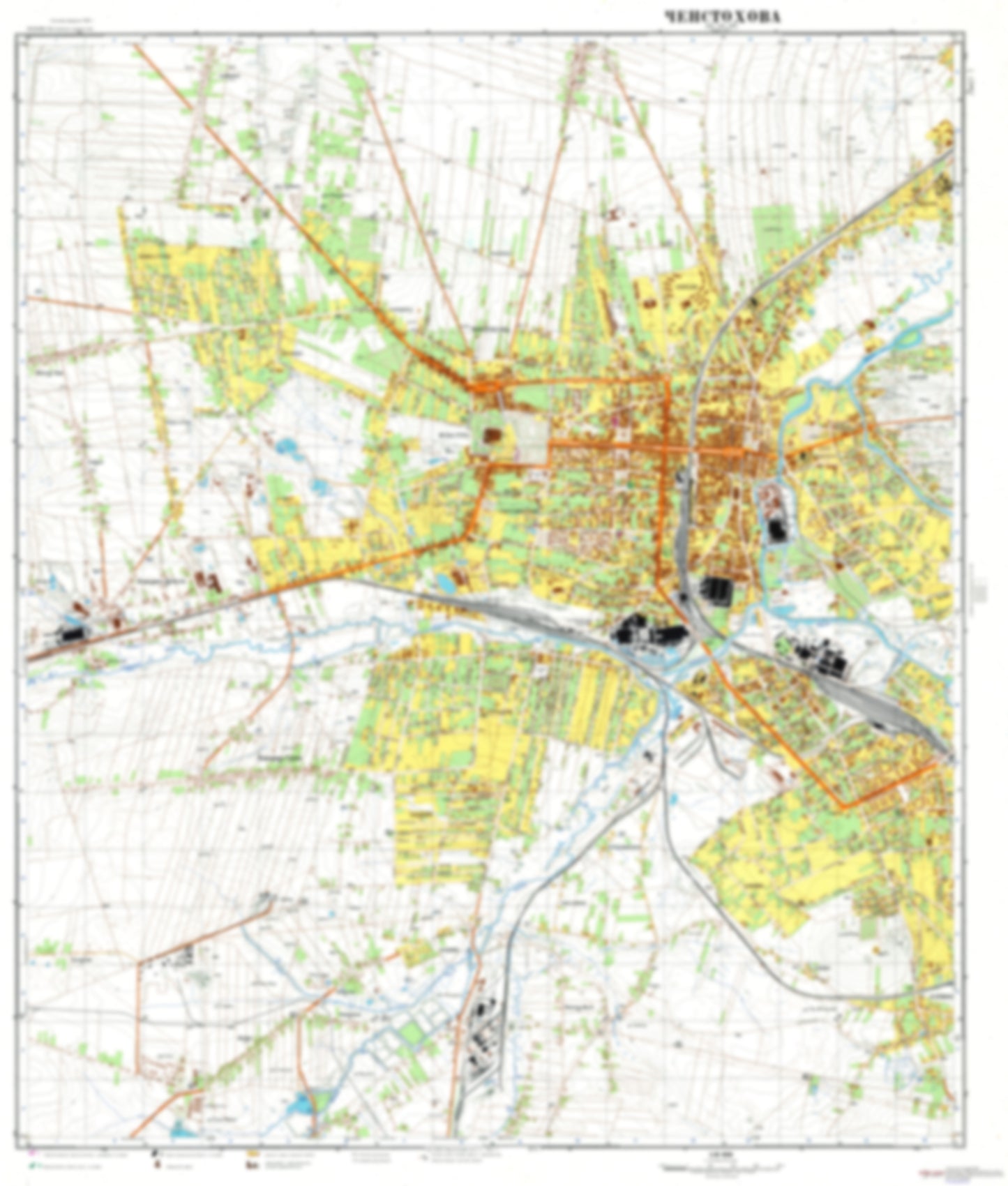 Czestochowa 1 (Poland) - Soviet Military City Plans