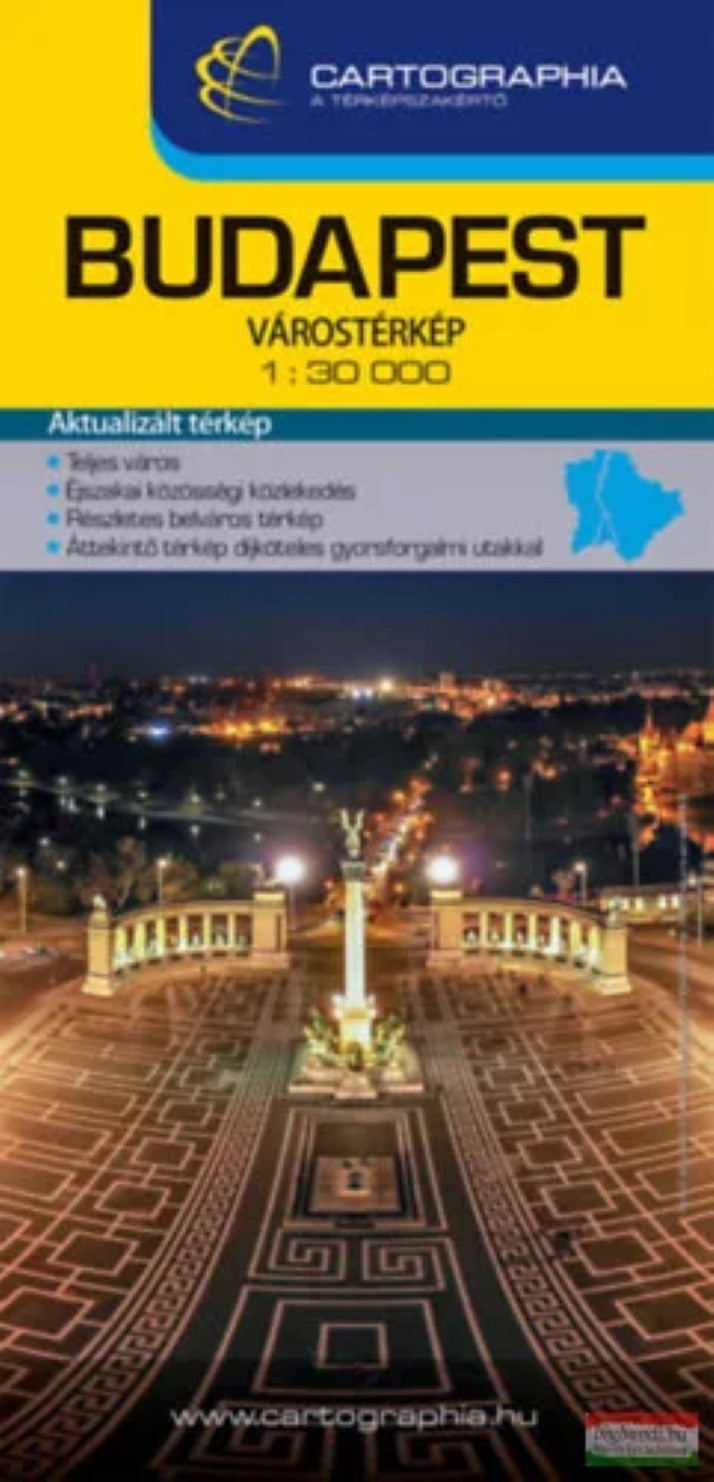 Budapest, Hungary Classic map