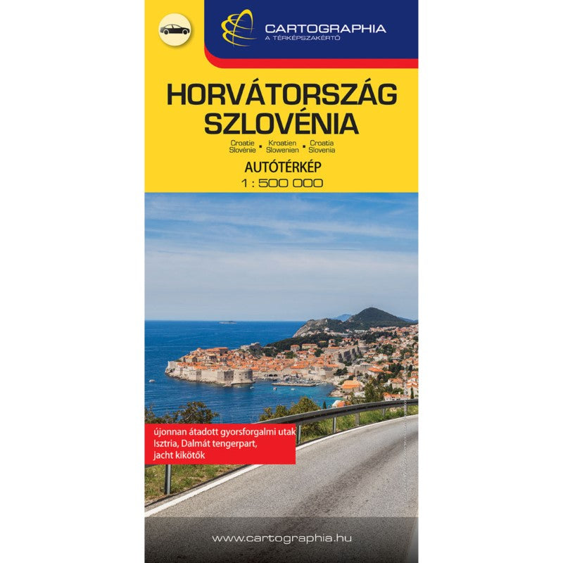 Croatia and Slovenia Road Map