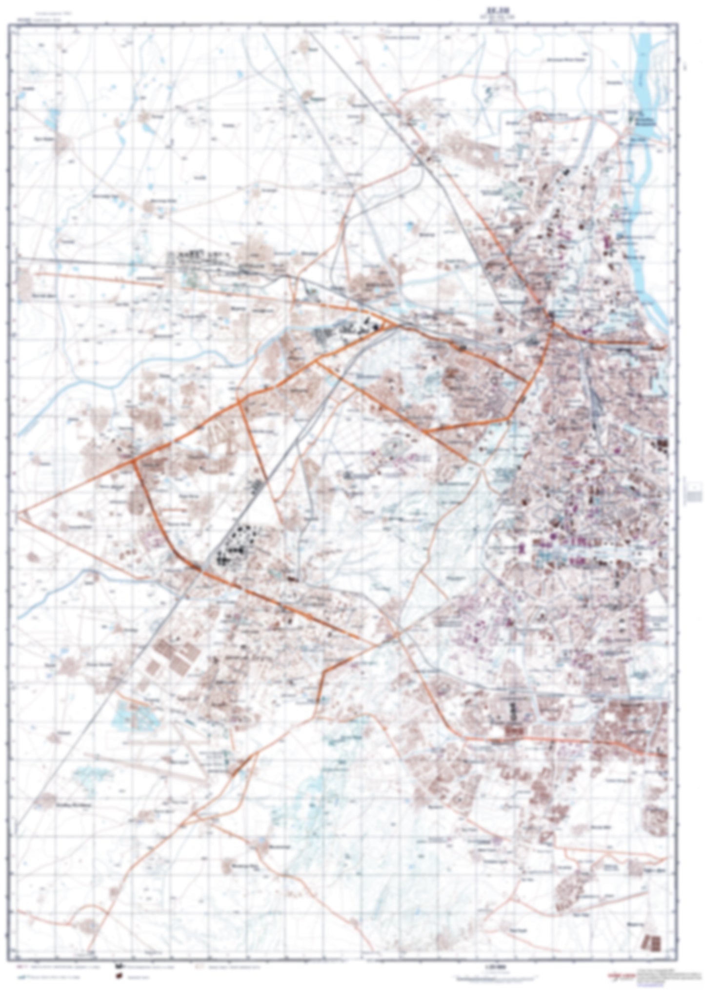 New Delhi 1 (India) - Soviet Military City Plans