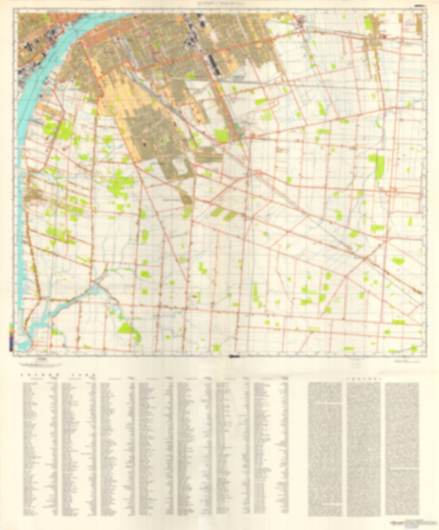 Detroit, MI, Windsor, ON 4 (USA, Canada) - Soviet Military City Plans
