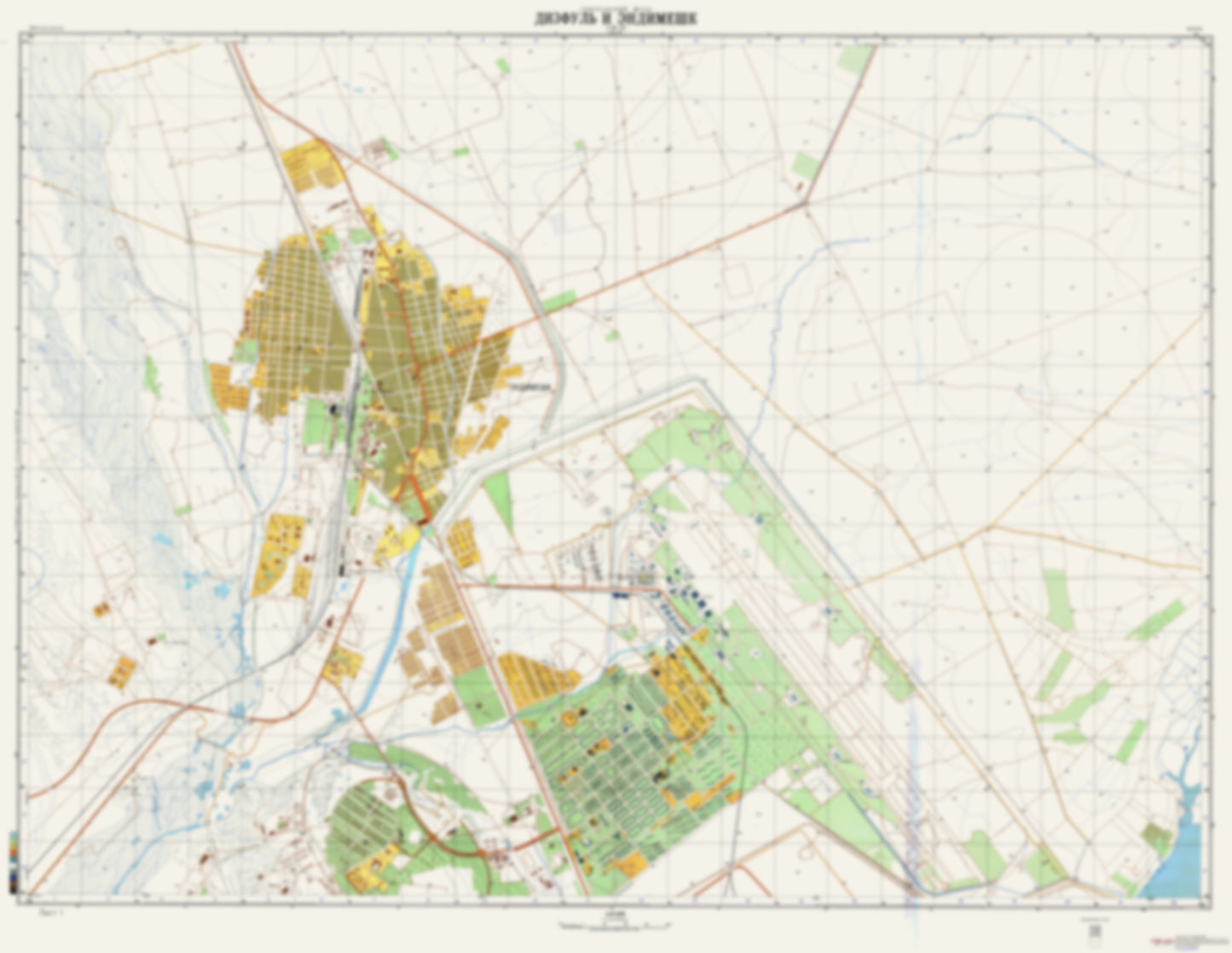 Dezful 1 (Iran) - Soviet Military City Plans