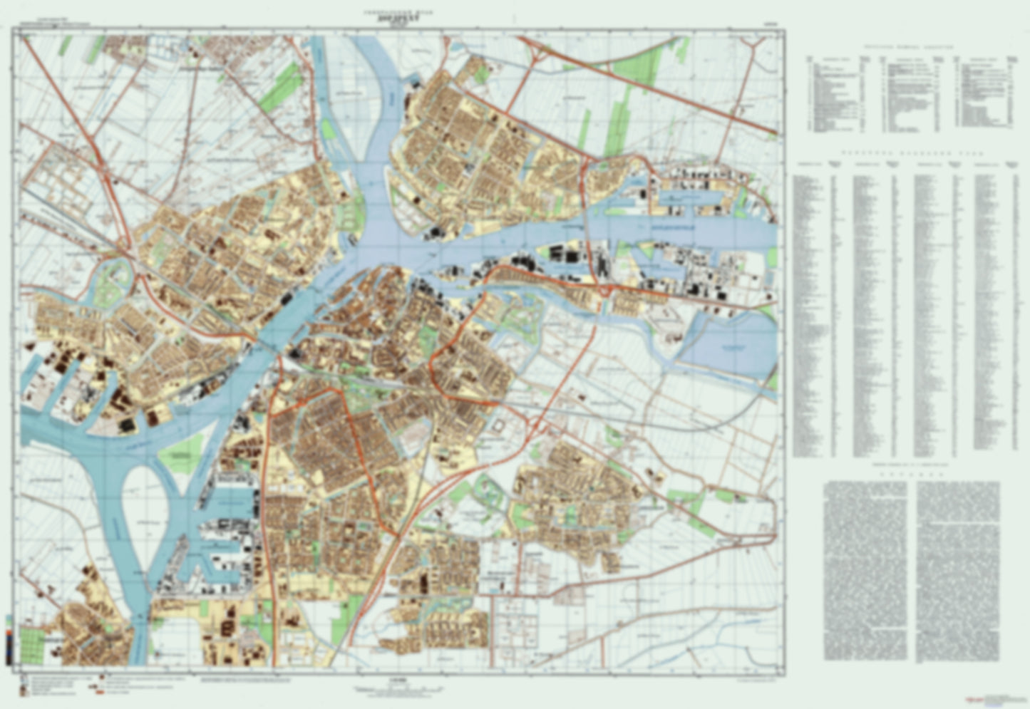 Dordrecht (Netherlands) - Soviet Military City Plans