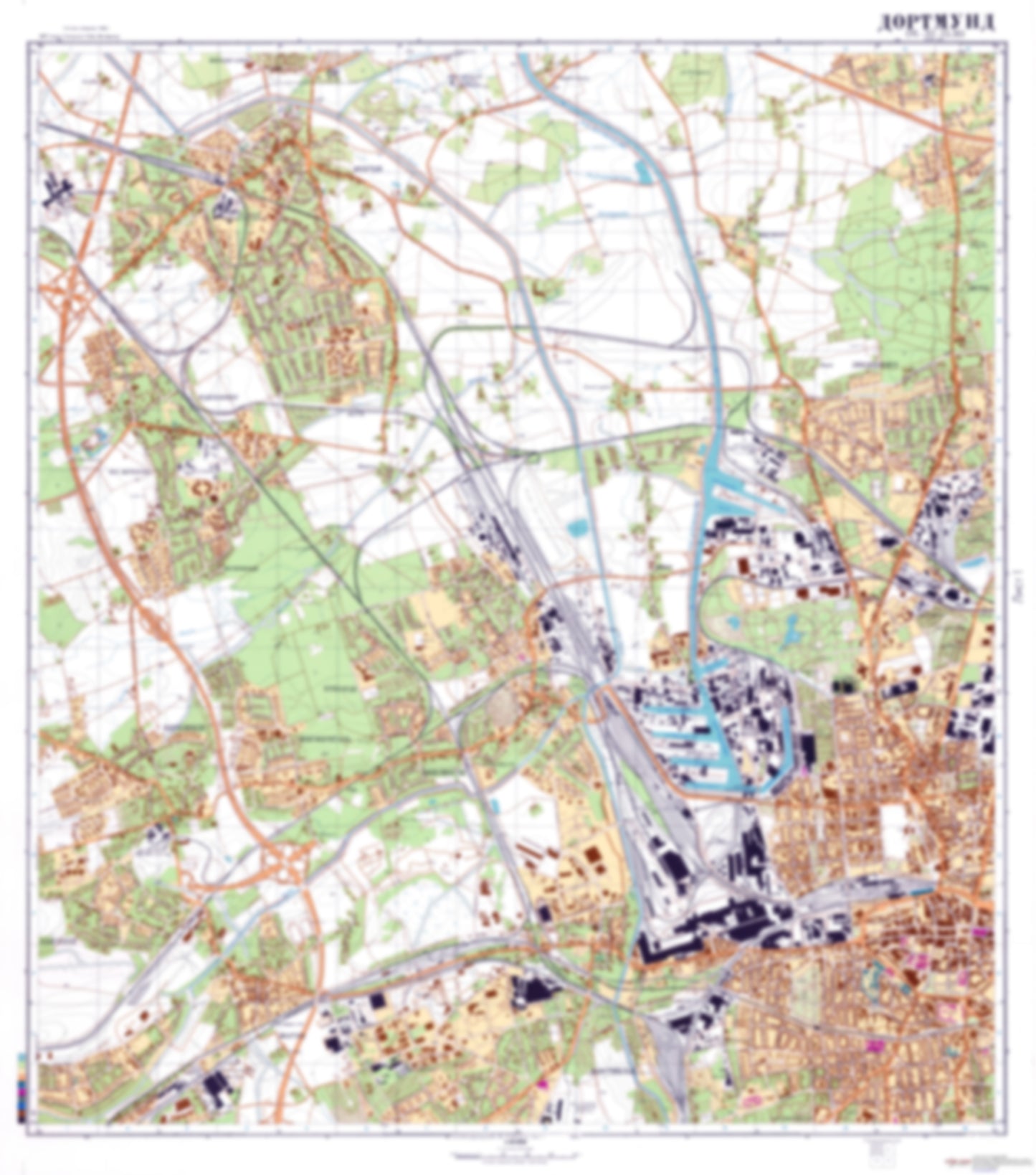 Dortmund 1 (Germany) - Soviet Military City Plans