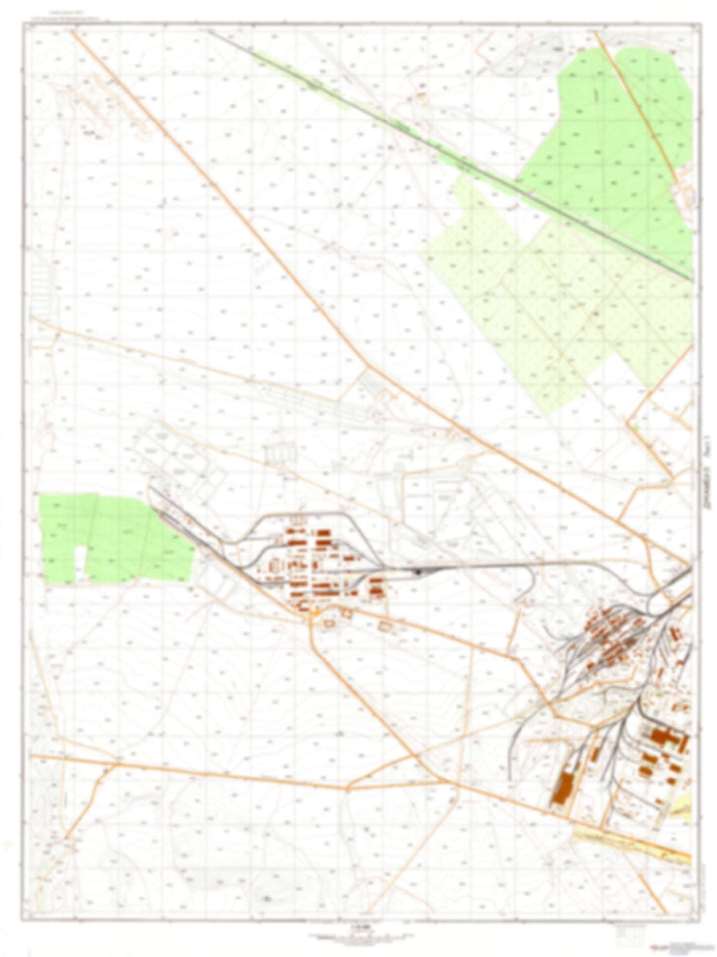 Dzhambul 1 (Kazakhstan) - Soviet Military City Plans