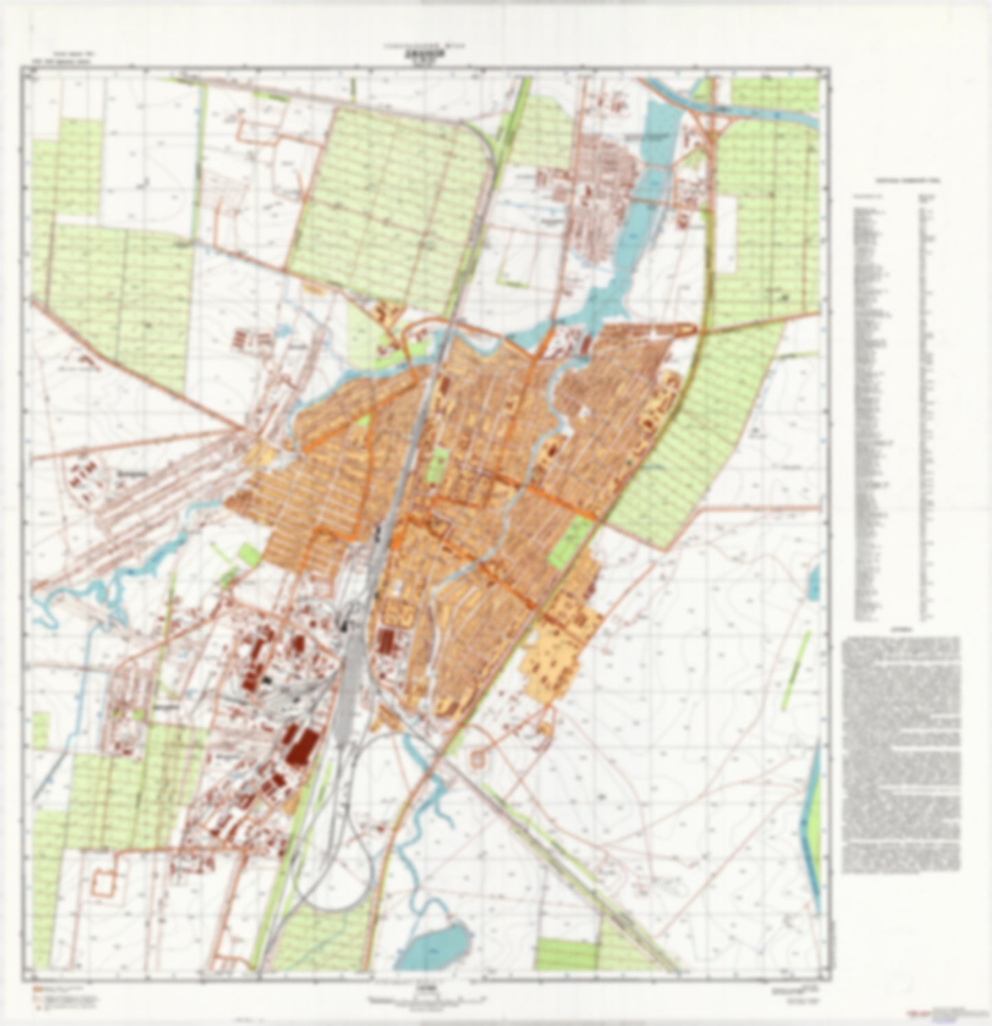 Dzhankoi (Ukraine) - Soviet Military City Plans