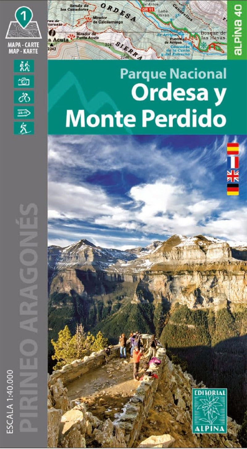 Parque Nacional de Ordesa y Monte Perdido Outdoor Recreation Map