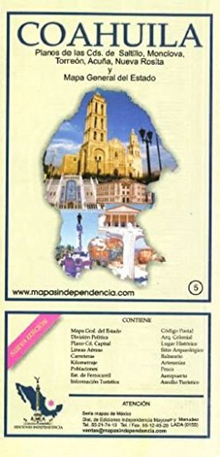 Coahuila State Map