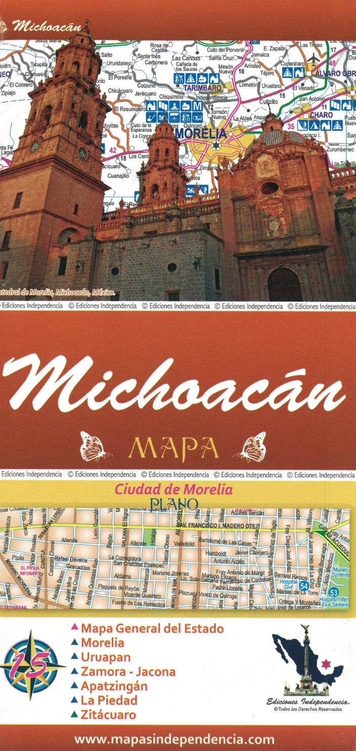 Michoacán : mapa