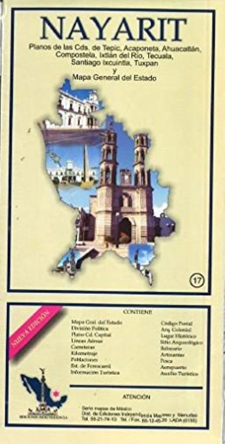 Nayarit State Map