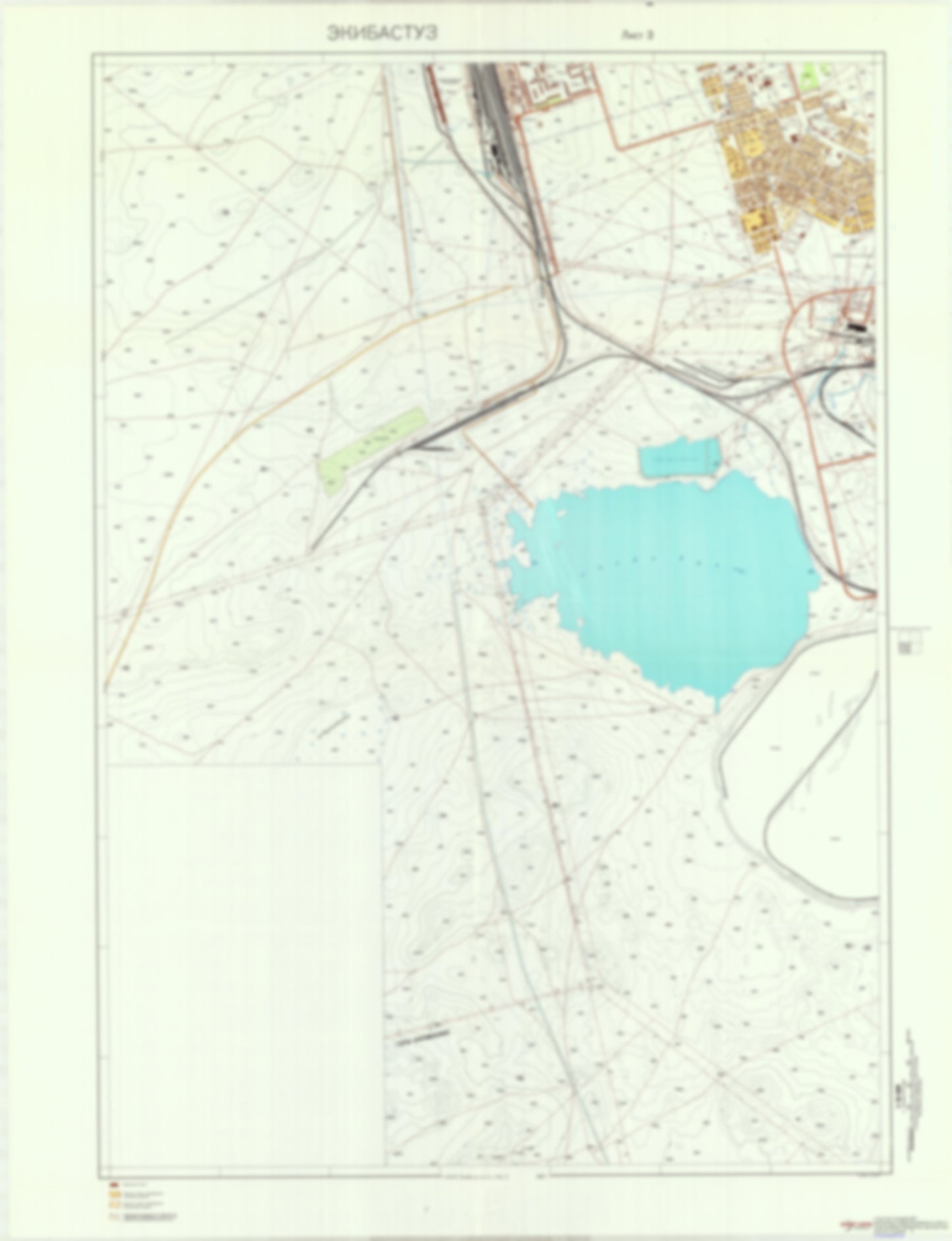Ekibastuz 3 (Kazakhstan) - Soviet Military City Plans