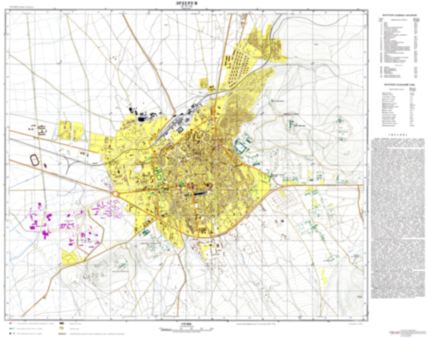 Erzurum (Turkey) - Soviet Military City Plans