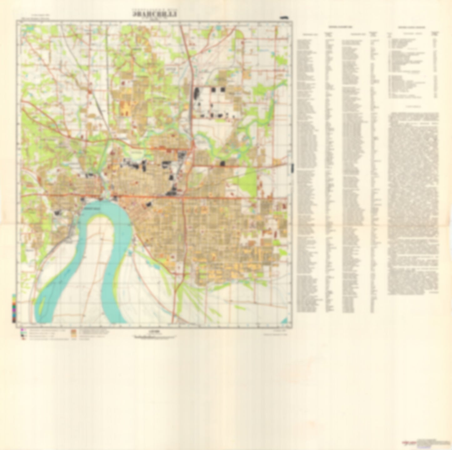 Evansville, IN (USA) - Soviet Military City Plans