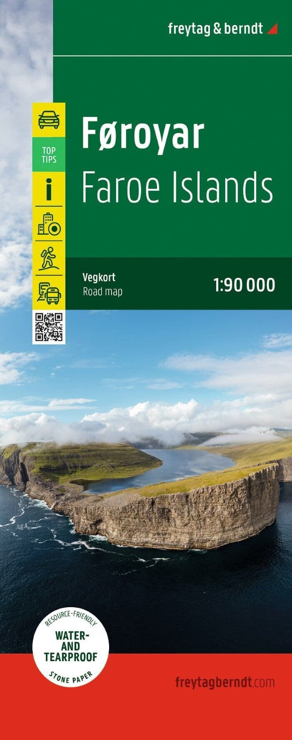 Faroe Islands Road Map