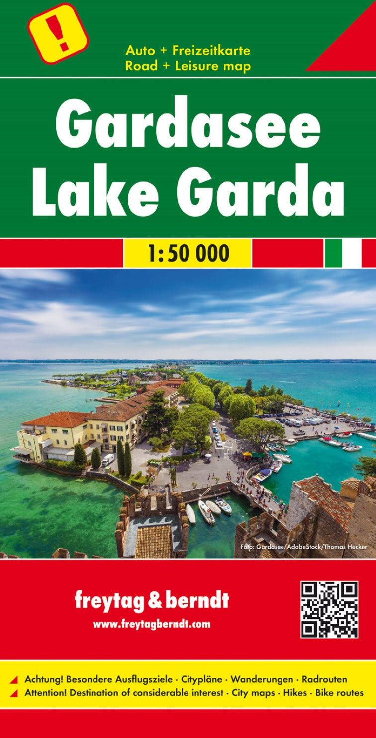 Lake Garda, road map 1:50,000