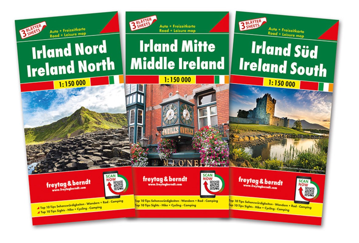 Ireland, road map set 1:150,000