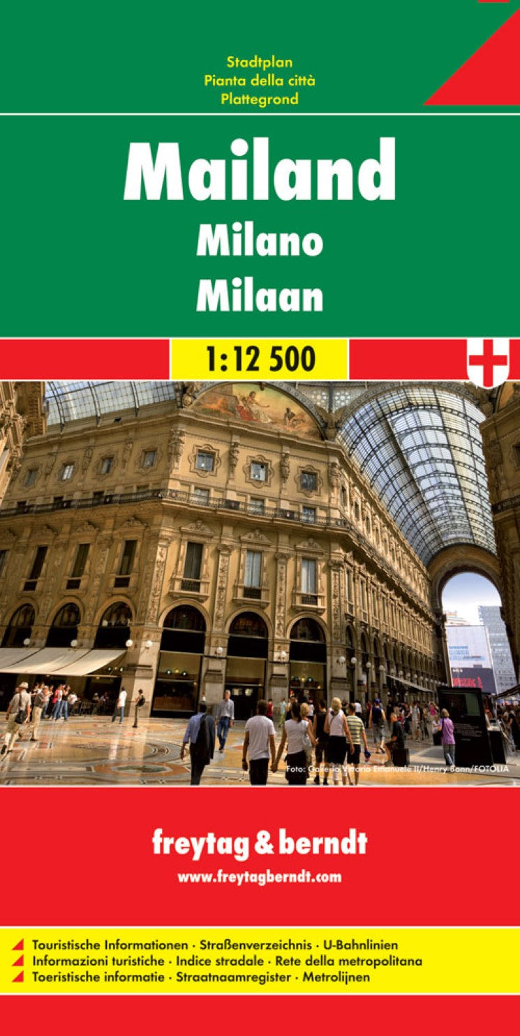 Mailand Gesamtplan = Milan city map