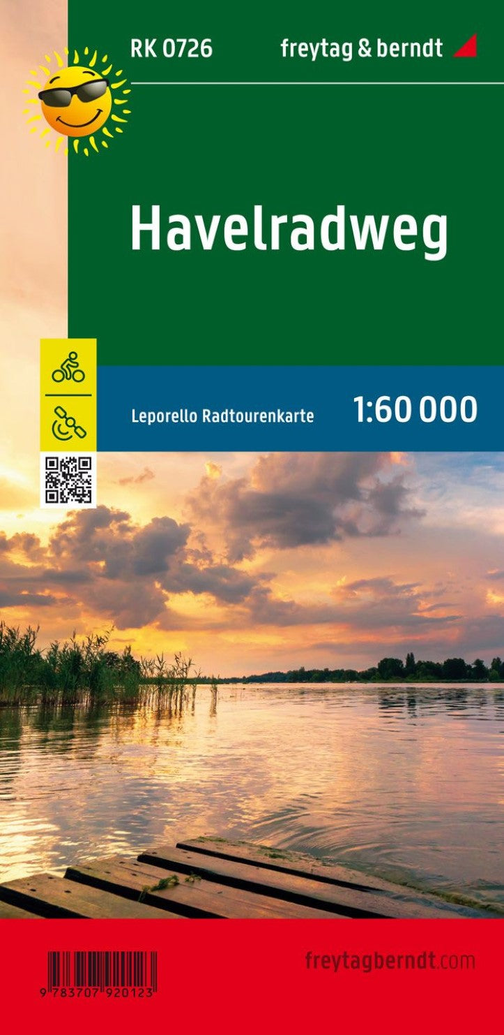 Havel cycle path, cycling map 1:60,000