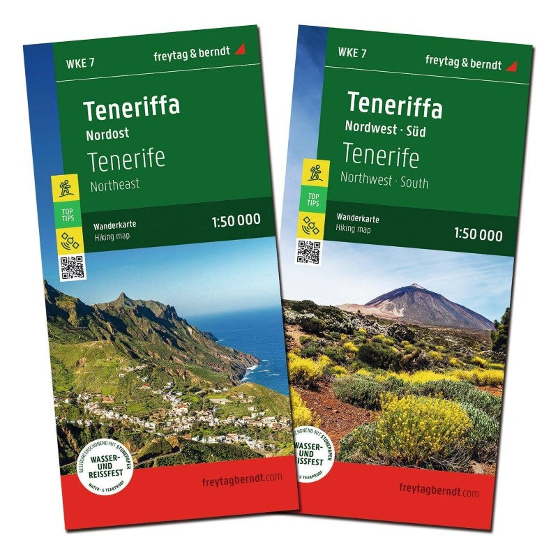 Tenerife, hiking map set 1:50,000