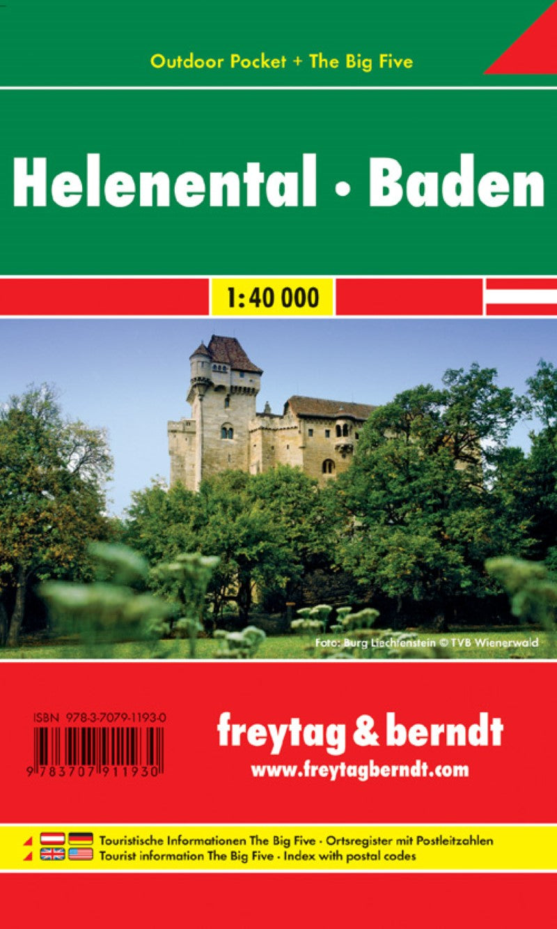WK 012 OUP Helenental - Baden, Outdoor Pocket, hiking map 1:40,000