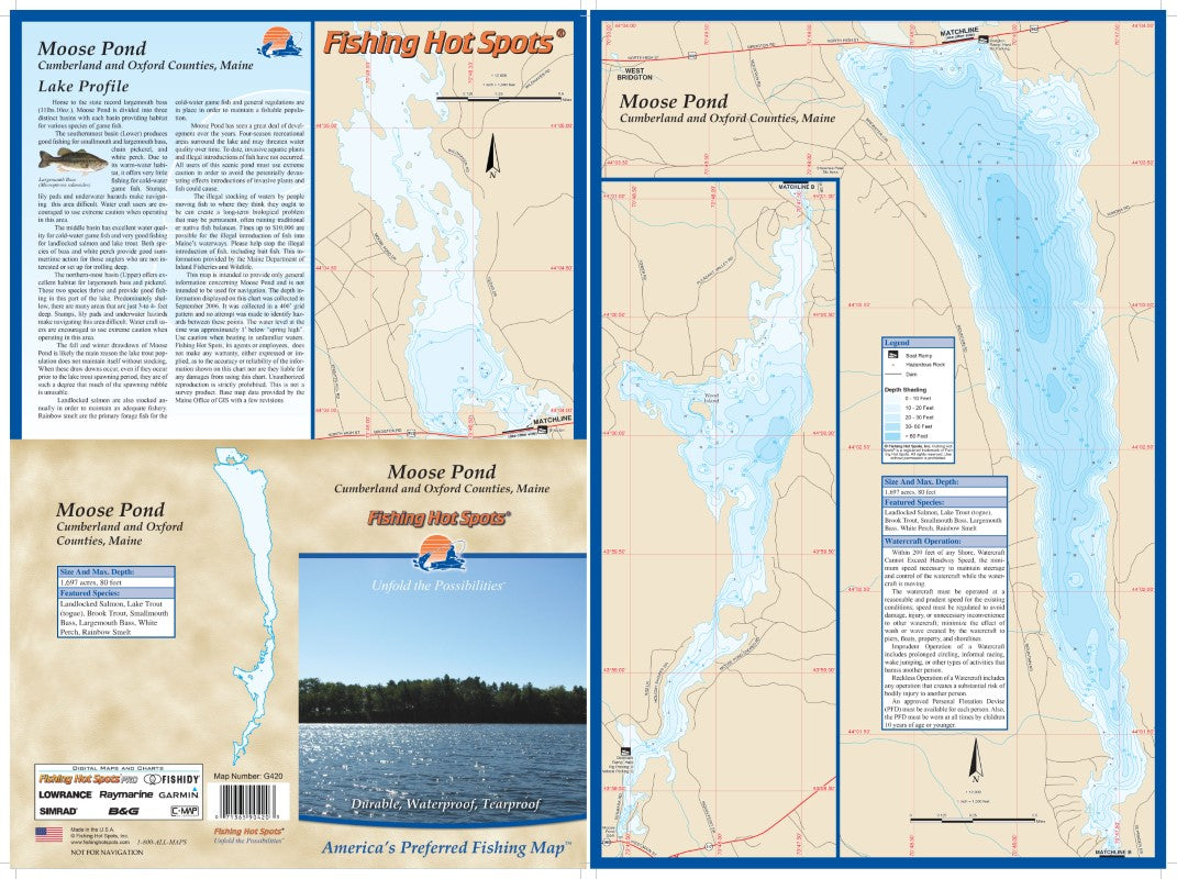 MOOSE POND - BRIDGTON/DENMARK - LAM ME