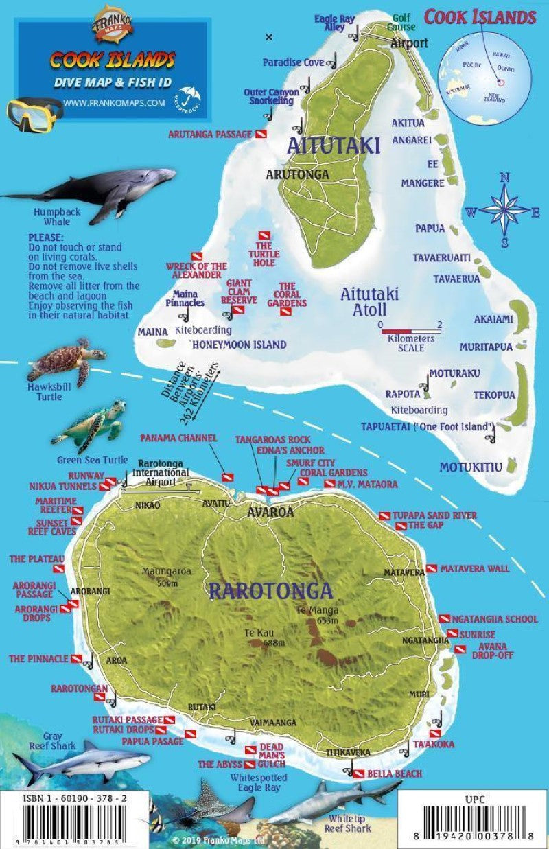Franko's Cook Island : coral reef guide