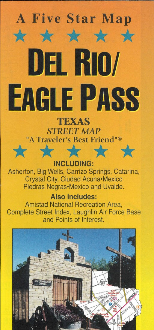 Del Rio / Eagle Pass, Texas Street Map