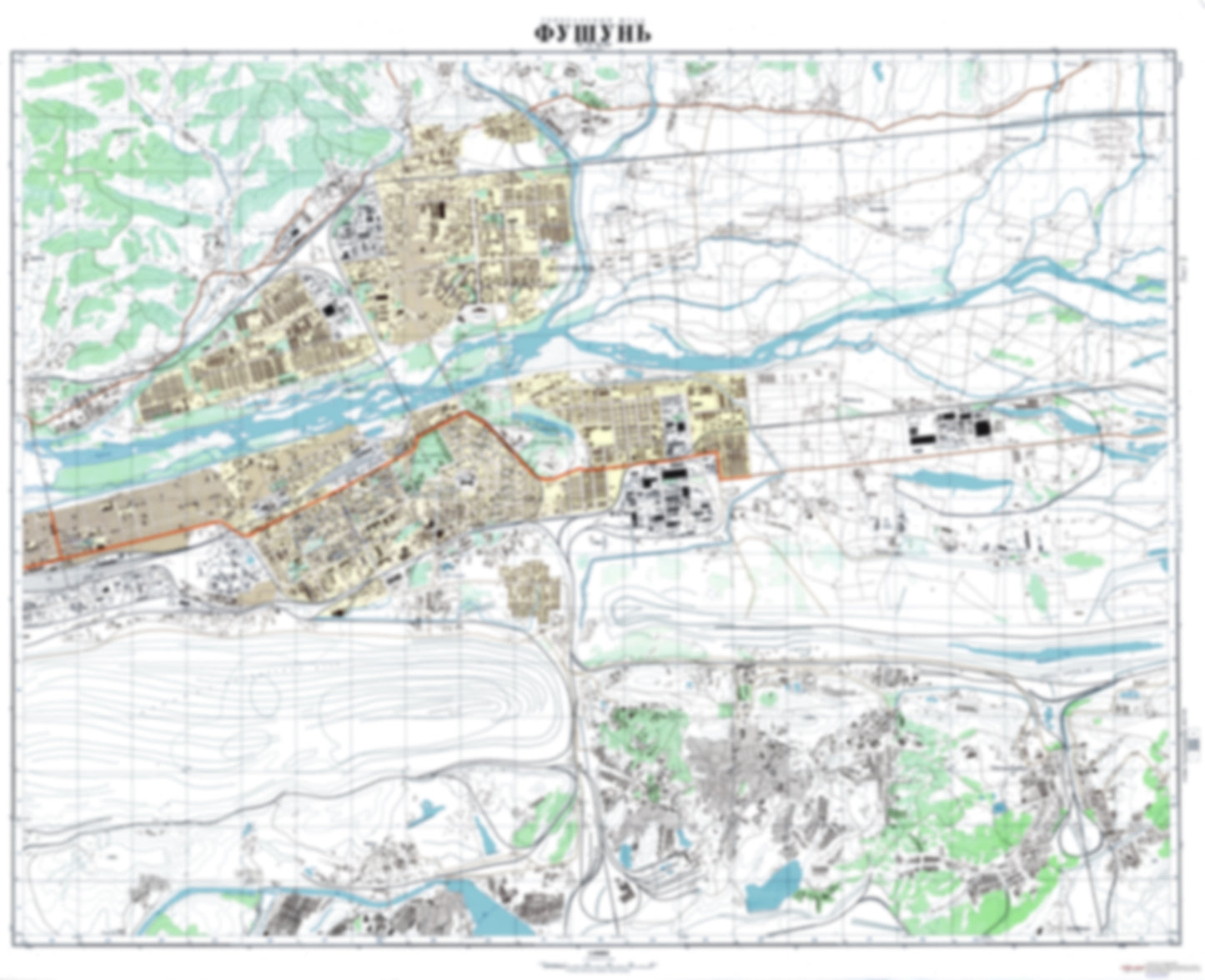 Fushun 2 (China) - Soviet Military City Plans