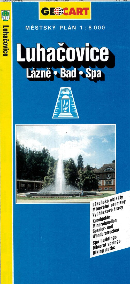 Luhacovice Metsky Plan 1:8 000